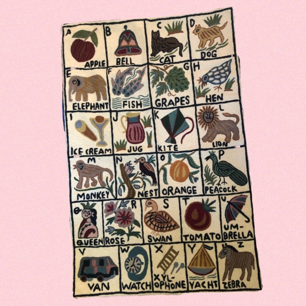 Boho Alphabet Tapestry